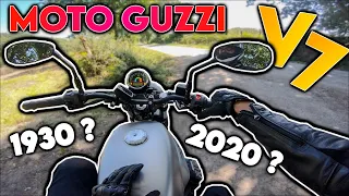 UNE MOTO DE 2020 QUI FAIT 90 ANS DE MOINS ? 😮 - Essai Moto Guzzi V7 Stone - ErDoZz