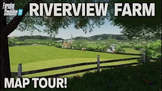 “RIVERVIEW FARM“ FS22 MAP TOUR! NEW MOD MAP | Farming Simulator 22 (Review) PS5.