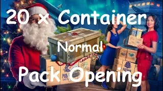 World of Warships | 20 x Weihnachtsgeschenke normal pack opening 2018