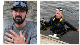 TITANIUM WEDDING BAND LOST OFF A DOCK INTO FAIRY LAKE, HUNTSVILLE, ONTARIO 🇨🇦