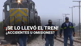 ¡Se lo llevó el tren! ¿Accidentes u omisiones? Los carros qee intentan ganarle el paso