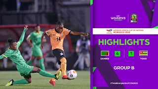 Zambia 🆚 Togo Highlights - #TotalEnergiesWAFCON2022 - Group B