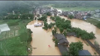 Heavy Downpours Cause Extensive Flooding in Parts of China