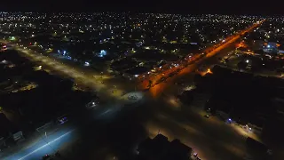 Touba-Image drone Nuit :Xoolal ni Baye Fall yi taaralée li wër corniche yi ak Marche ocass