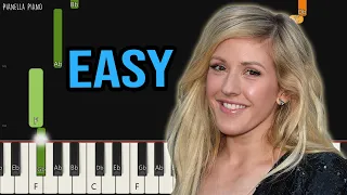 Ellie Goulding - Burn | EASY Piano Tutorial by Pianella Piano