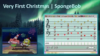 Very First Christmas | SpongeBob SquarePants | Super Mario Paint Remix