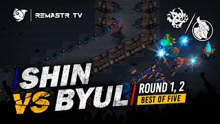 STARCRAFT FASTEST 🇰🇷 BYUL vs SHIN - ROUND 1 y 2