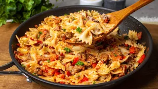 Eine Tante aus Italien gab das Rezept, Wir kochen oft und wollen immer noch❗ Atemberaubende Pasta