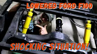 FORD F100 LOWERING REAR SUSPENSION - SHOCK ABSORBER MOD