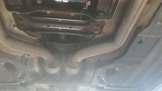 Mercedes-Benz CLS 500 DIY Cat-back j-pipe, x-pipe hammer sound w219 m113