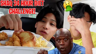 EATING SHAQ'S DIET FOR 24 HOURS! | NBA DIET CHALLENGE