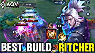 AOV : RITCHER GAMEPLAY | BEST BUILD - ARENA OF VALOR