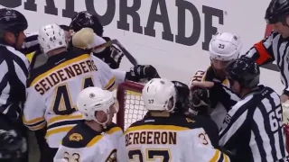 Chara punching Crosby