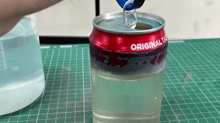 如何把可樂瓶變透明?!!! (How I make Cola bottle invincible!!)