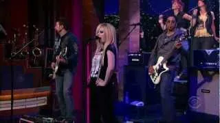 Avril Lavigne - Girlfriend @ Late Show with David Letterman 17/04/2007