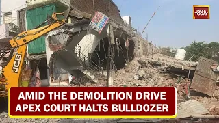 Amid The Demolition Drive In Jahangirpuri Delhi, Supreme Court Orders To Halt Bulldozer Drive