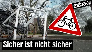 Realer Irrsinn: Demontierbare Fahrradbügel in Kassel | extra 3 | NDR