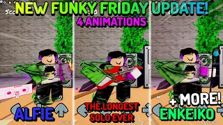 New Funky Friday Update! Animation Showcase (Psychic, Enkeiko, Alfie &  Longest Solo Ever Animation)