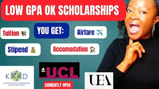 LOW GPA SCHOLARSHIPS (Apply to these if you have a low GPA) ALL CURRENTLY OPEN