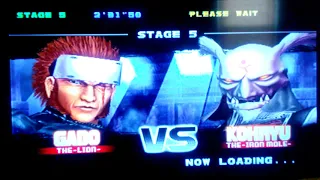 Bloody Roar 3(PS2) Gado the Lion arcade playthrough