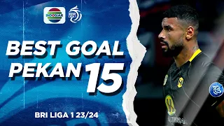 Superrr Sekali! Gol-gol Terbaik BRI Liga 1 2023/24 Pekan 15