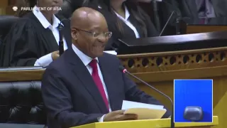 WATCH: President Zuma jokes about Nkandla in Parliament