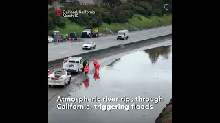 Atmospheric River Hits California Triggering Heavy Floods