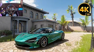 Mclaren 720s Spider - Forza Horizon 5 | Logitech G923 gameplay