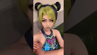 Jolyne 🤑#shorts #cosplay #jjba #jojo #jolynekujo #makeuptransformation