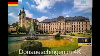 Donaueschingen walking tour 2023 🇩🇪  Germany  4K 60fps