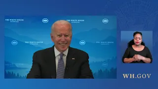 President Biden and Vice President Harris Meet with Governors to Hold a Discussion on Wildfires