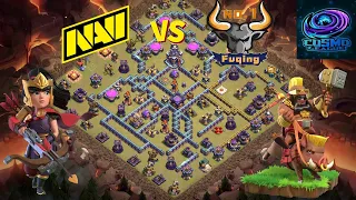 NAVI VS FUCHING | BASE LINK | QC HOG | COSMO LEAGUE | Clash of Clans