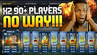 FIFA 15 LIGA BBVA TOTS PACK OPENING - PACKED 2 90+ RATED TOTS IN A PACK & TOTS RONALDO NOW IN PACKS!