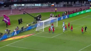 Chile 0 x 1 Argentina - melhores momentos - Eliminatórias copa da Rússia 2018