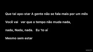 Mesmo Sem Estar (Luan Santana, part. Sandy) - Letra