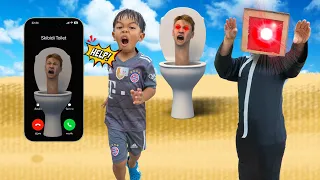 Skibidi toilet โทรมา เอาชีวิตรอดจากโถส้วม | พี่ปลื้ม