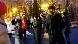 ЗА ТОЙ, КОТОРАЯ МНЕ ТАК НУЖНА!🕺💃🌷/ТАНЦЫ В ПАРКЕ ГОРЬКОГО ФЕВРАЛЬ 2022