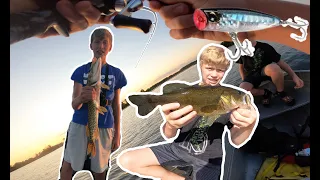 Bass Fishing with Spinnerbaits and Topwater Poppers in Wisconsin Lake (INSANE BLOWUPS)