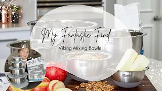 My Fantastic Find! Set of 5 Viking Stainless Steel Mixing Bowls only $25!!