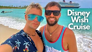 DISNEY WISH CRUISE!!! Castaway Cay Day, Dining In Worlds Of Marvel & More! Day 2 VLOG!