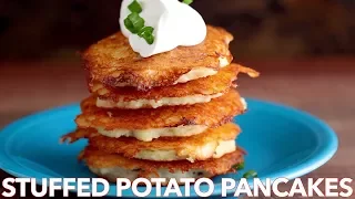 Easy Meat Stuffed Potato Pancakes (Draniki)