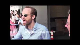 John Benjamin Hickey - Signing Autographs at "The Normal Heart" Stage Door on Broadway