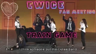 [171015] TWICE Train Game @Fan Meeting