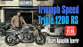 Triumph Speed Triple 1200 Rs Motovlog İnceleme | Aşırı Apaçilik İçerir #halfmoto
