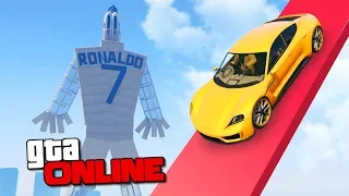 ГИГАНТСКИЙ РОБОТ РОНАЛДО! ЕБОБО-ГОНКИ С АЛЕШОЙ! - ГОНКИ GTA 5 ONLINE ( ГТА 5 ГОНКИ )