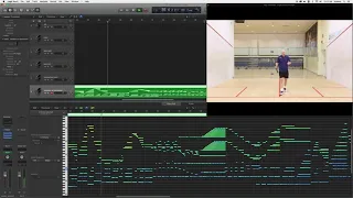 Squash Ghsoting Footwork Patterns. Music