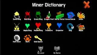 City Miner - Mineral Dictionary update.