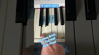 How to play Another Brick In The Wall by Pink Floyd on piano