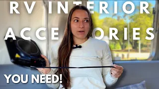 INTERIOR RV ACCESSORIES YOU NEED | RV MUST-HAVES | FULL TIME RV AIRSTREAM