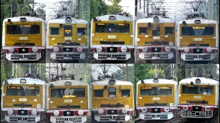 [15 in 1] Amazing multicolored different model EMU local trains at Eastern Railway I Kolkata Trains